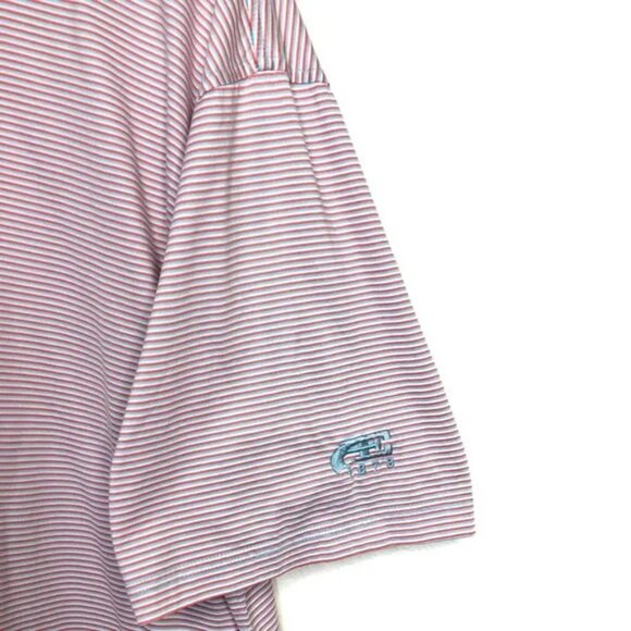 Peter Millar Striped Performance Polo Shirt - Picture 4 of 9